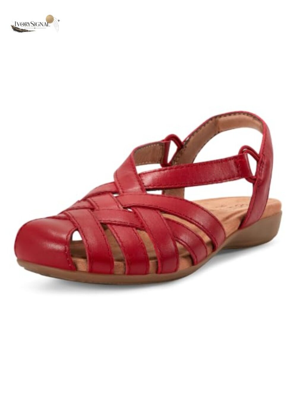 Woven Casual Slip-On Fisherman Sandals Cushioned Insole Flexible Fit Women's